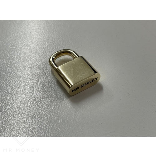 9Ct Gold Mr Money Pad Lock Pendant