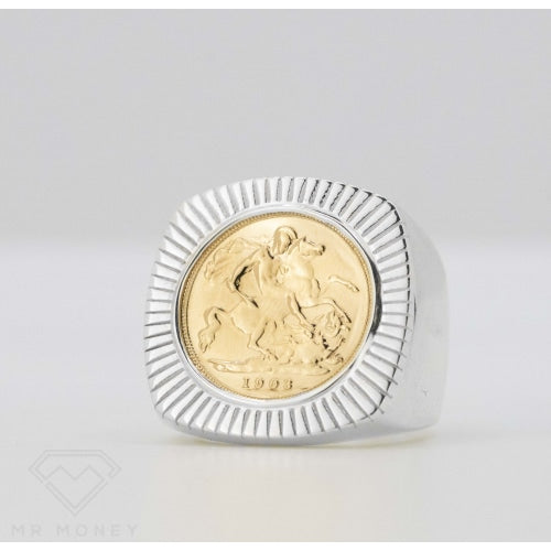 Half Sovereing Soft Square Ring Rings