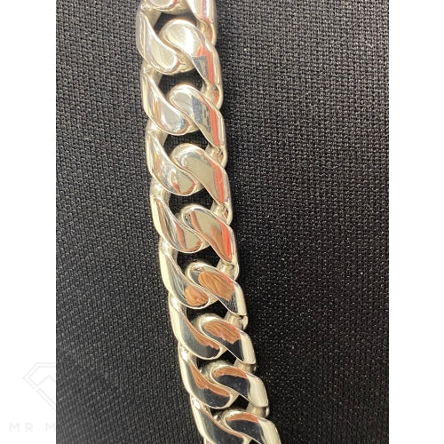 White Gold Curb Link