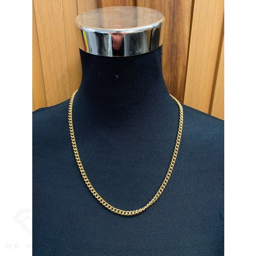 9Ct Gold Rolled Cuban Chain