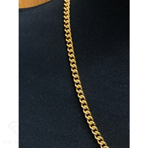 9Ct Gold Rolled Cuban Chain