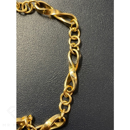 9Ct Gold Bracelet 23Cm/6.0W Bracelets