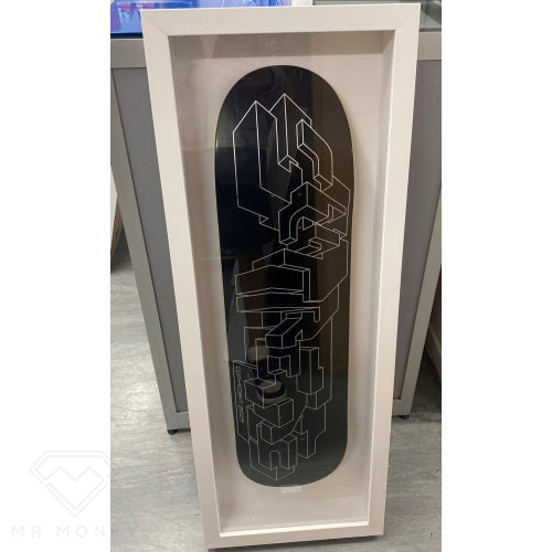 Supreme Delta Logo Skateboard Deck Black Framed Skateboards
