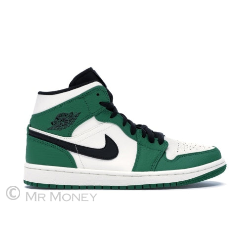 Jordan 1 Mid Pine Green 7 Shoes