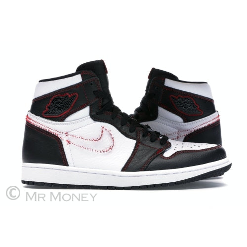 Jordan 1 Retro High Defiant White Black Gym Red (2019) Shoes