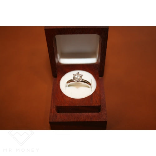 18Ct White Gold Ring 1.00 Carat Rings