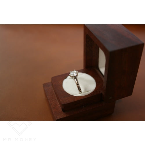 18Ct White Gold Ring 1.00 Carat Rings