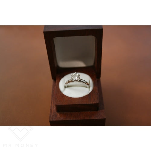 18Ct White Gold Ring 1.00 Carat Rings
