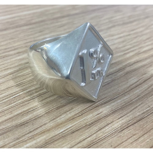 1% Sterling Silver Ring Rings