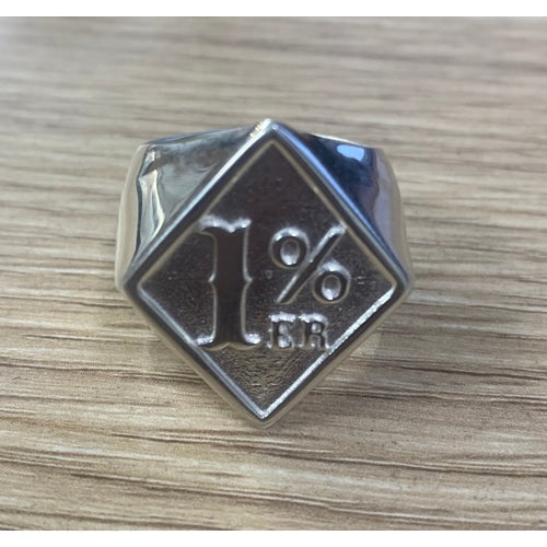1% Sterling Silver Ring Rings