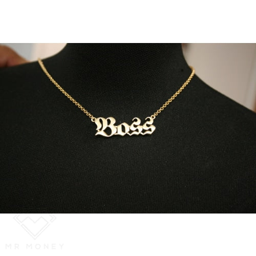 9Ct Gold Boss Necklace Necklaces