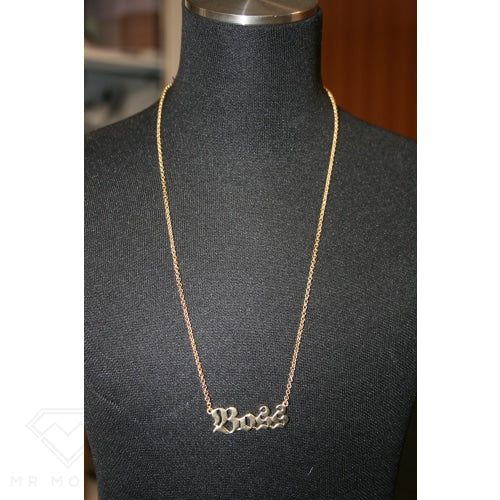 9Ct Gold Boss Necklace Necklaces