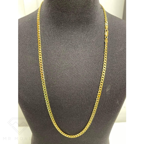 9Ct Gold Cuban Link 45Cm 3.98Mm - W Necklace Necklaces