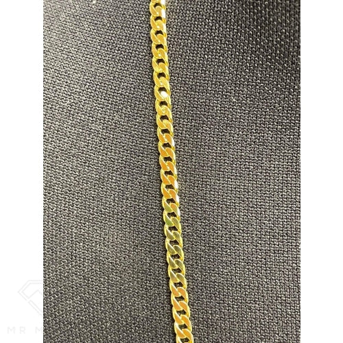 9Ct Gold Cuban Link 55Cm Necklace Necklaces