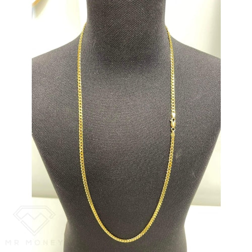 9Ct Gold Cuban Link 45Cm 3.98Mm - W Necklace Necklaces