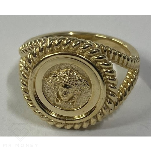 9Ct Gold Medusa Twist Womens Ring Rings