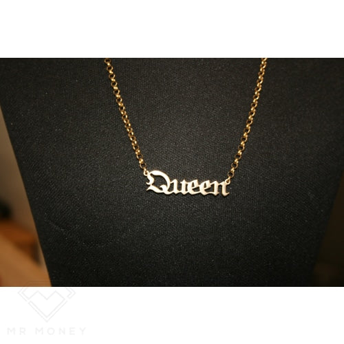 9Ct Gold Queen Necklace Necklaces