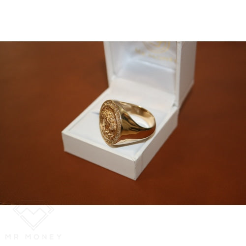 9Ct Gold And Diamond Medusa Ring Rings