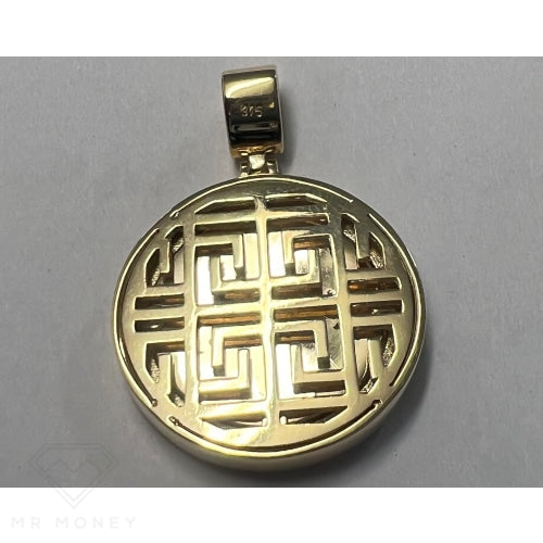 9Ct Lion Medusa Frame Pendant Charms & Pendants