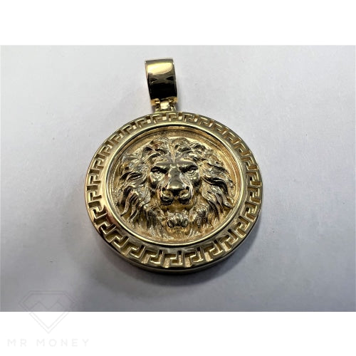 9Ct Lion Medusa Frame Pendant Charms & Pendants