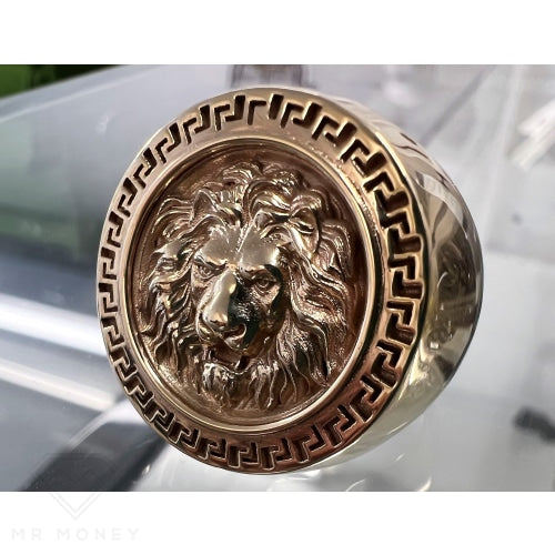 9Ct Lion Medusa Ring