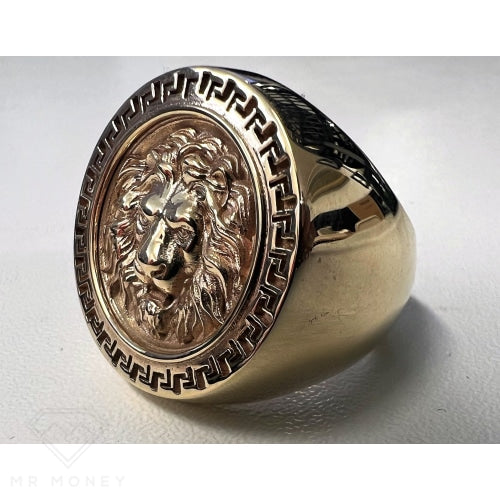 9Ct Lion Medusa Ring