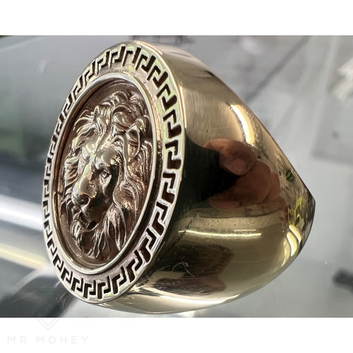 9Ct Lion Medusa Ring