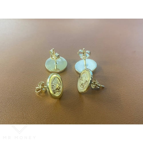 9Ct Medusa Stud Earrings