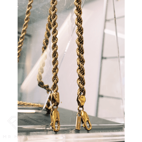 9Ct Prince Of Whales Rope Link Chain