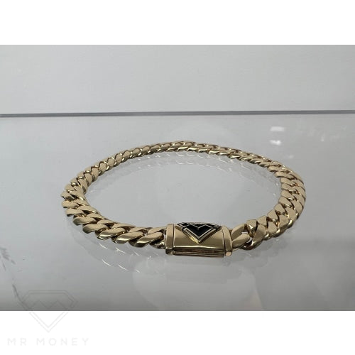 Mr Money Cuban Link 9Ct Gold Bracelet Bracelets
