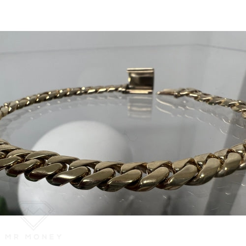 Mr Money Cuban Link 9Ct Gold Bracelet Bracelets