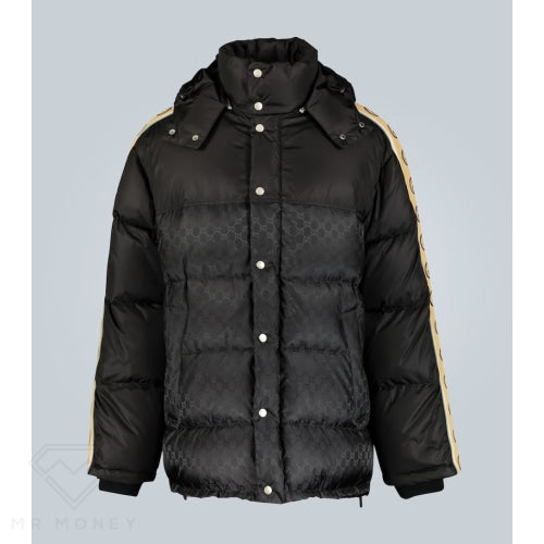 Gucci Gg Jacquard Nylon Padded Coat Jacket
