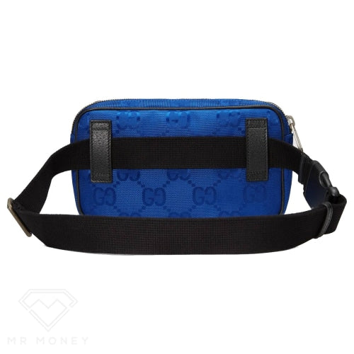 Gucci Off The Grid Gg Belt Bag Blue Handbags