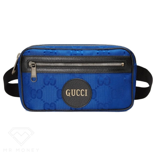 Gucci Off The Grid Gg Belt Bag Blue Handbags