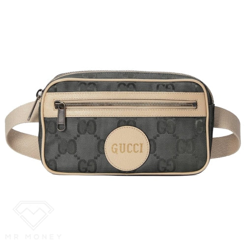 Gucci Off The Grid Gg Belt Bag Dark Grey Handbags