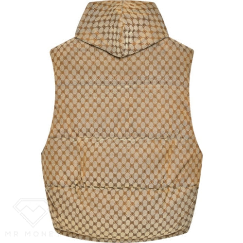 Gucci X Balenciaga The Hacker Project Cocoon Puffer Vest Beige Vests