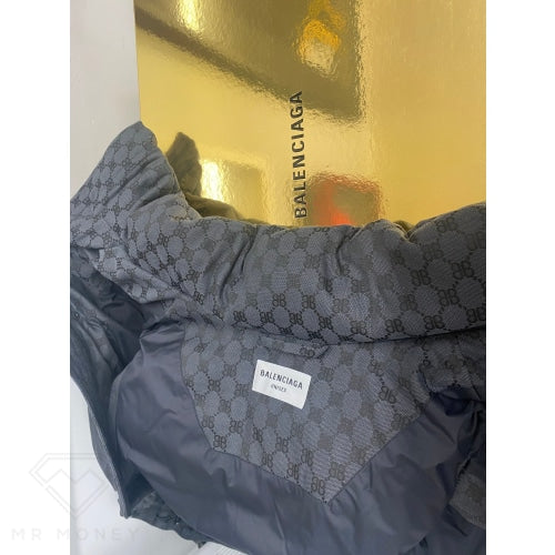 Gucci X Balenciaga The Hacker Project Cocoon Puffer Vest Black Clothing
