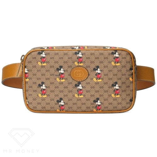 Gucci X Disney Gg Supreme Belt Bag Beige Handbags