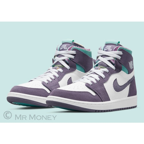 Jordan 1 High Zoom Air Cmft White Daybreak Tropical Twist Shoes