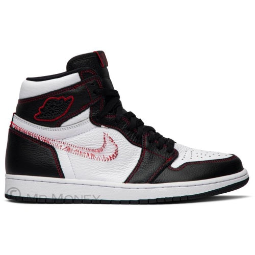 Jordan 1 Retro High Defiant White Black Gym Red (2019) 7 Shoes