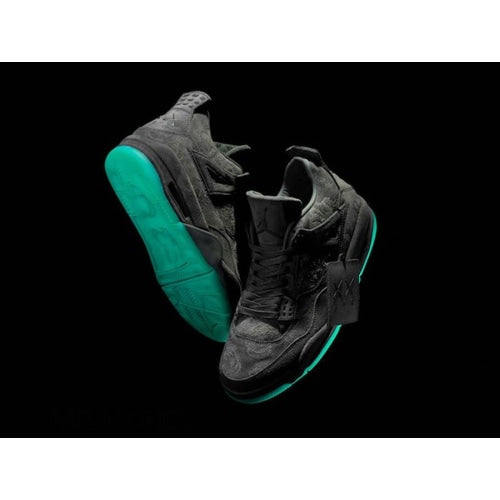 Jordan 4 Retro Kaws Black Shoes