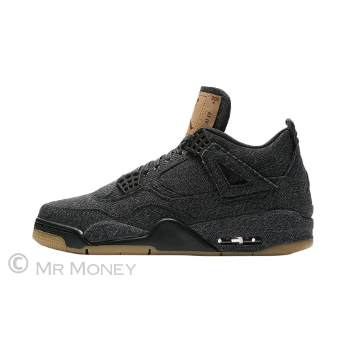 Jordan 4 Retro Levis Black (Levis Tag) Shoes