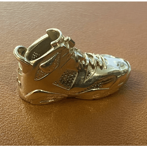 9Ct Gold Jordan 6 Shoe Pendant Pendant