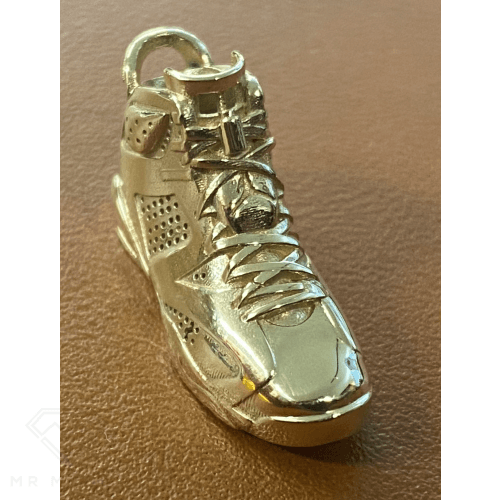 9Ct Gold Jordan 6 Shoe Pendant Pendant