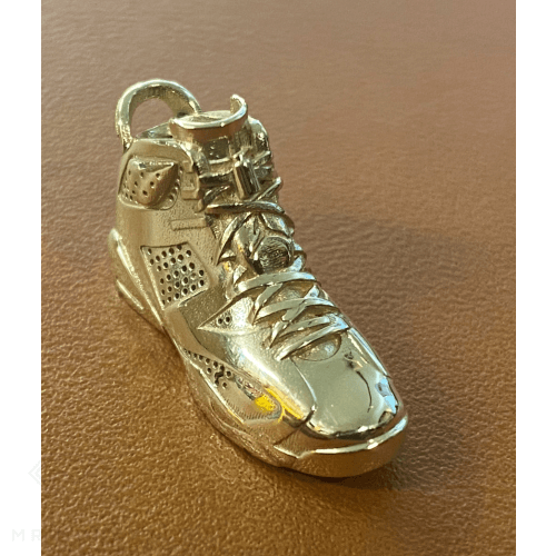 9Ct Gold Jordan 6 Shoe Pendant Pendant