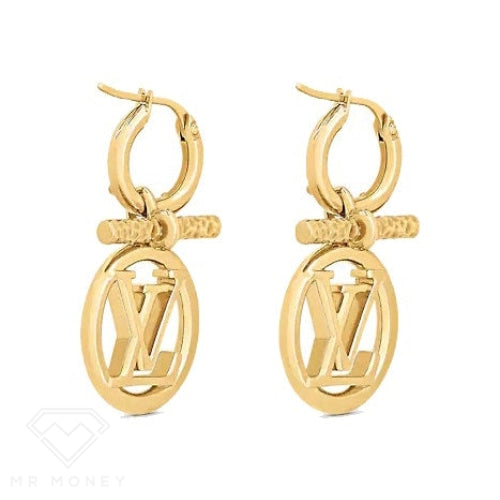 Louis Vuitton Baby Louise Earrings Gold