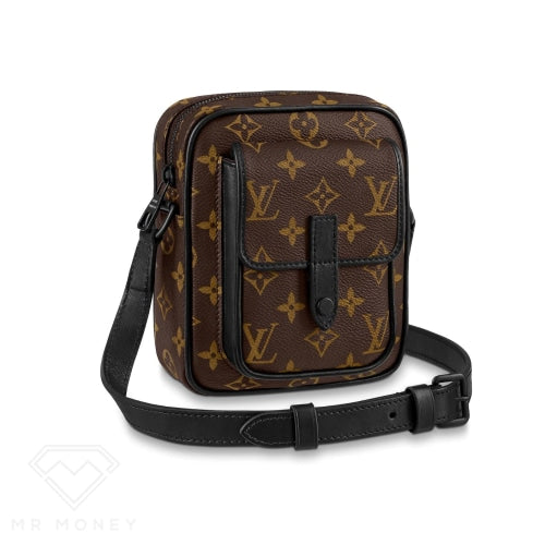 Louis Vuitton Christopher Wearable Wallet Monogram Macassar Brown/black Handbags