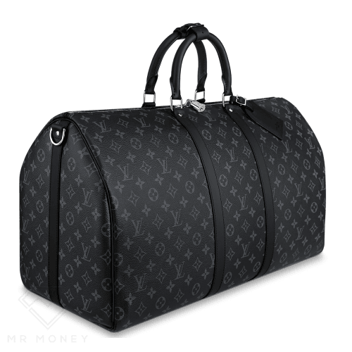 Louis Vuitton Keepall Bandoulière 55 Monogram Eclipse Handbags