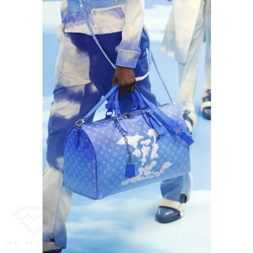Louis Vuitton, Bags, New Louis Vuitton Virgil Abloh Keepall Bandouliere  Clouds Duffle Limited Edition