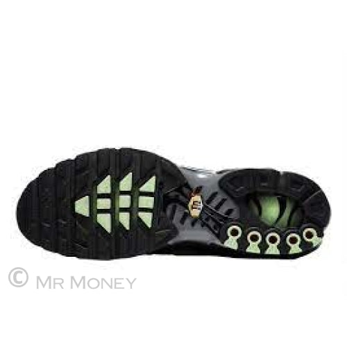 Nike Air Max Plus Black Particle Grey Vapour Green Shoes